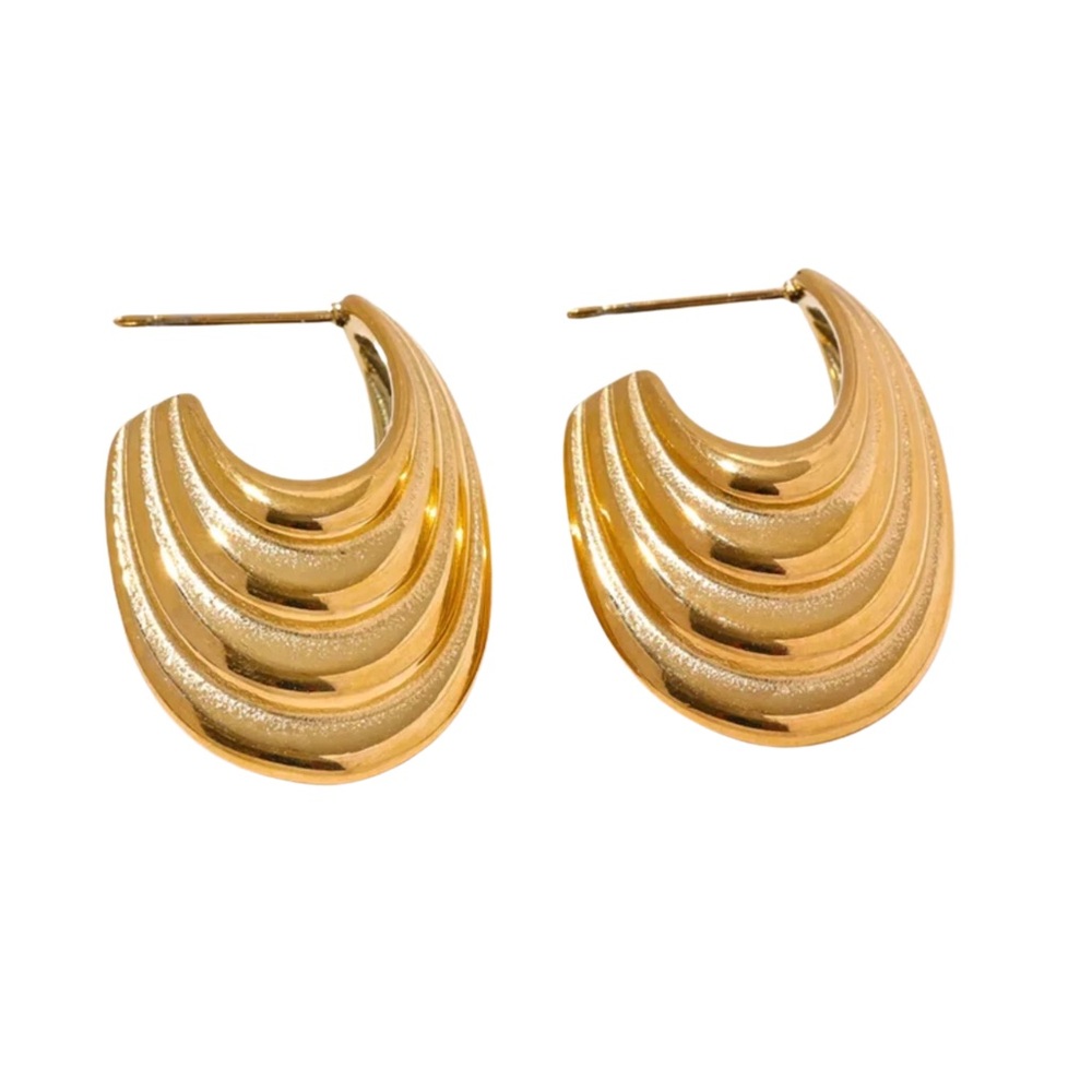 Elegant Gold Hoop Earrings